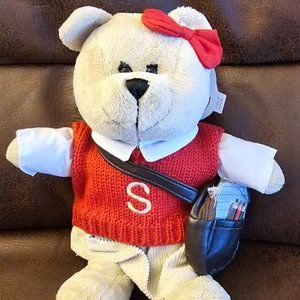 Back to School (Girl) Starbucks Bearista Bear / 34th Edition / SKU 186140